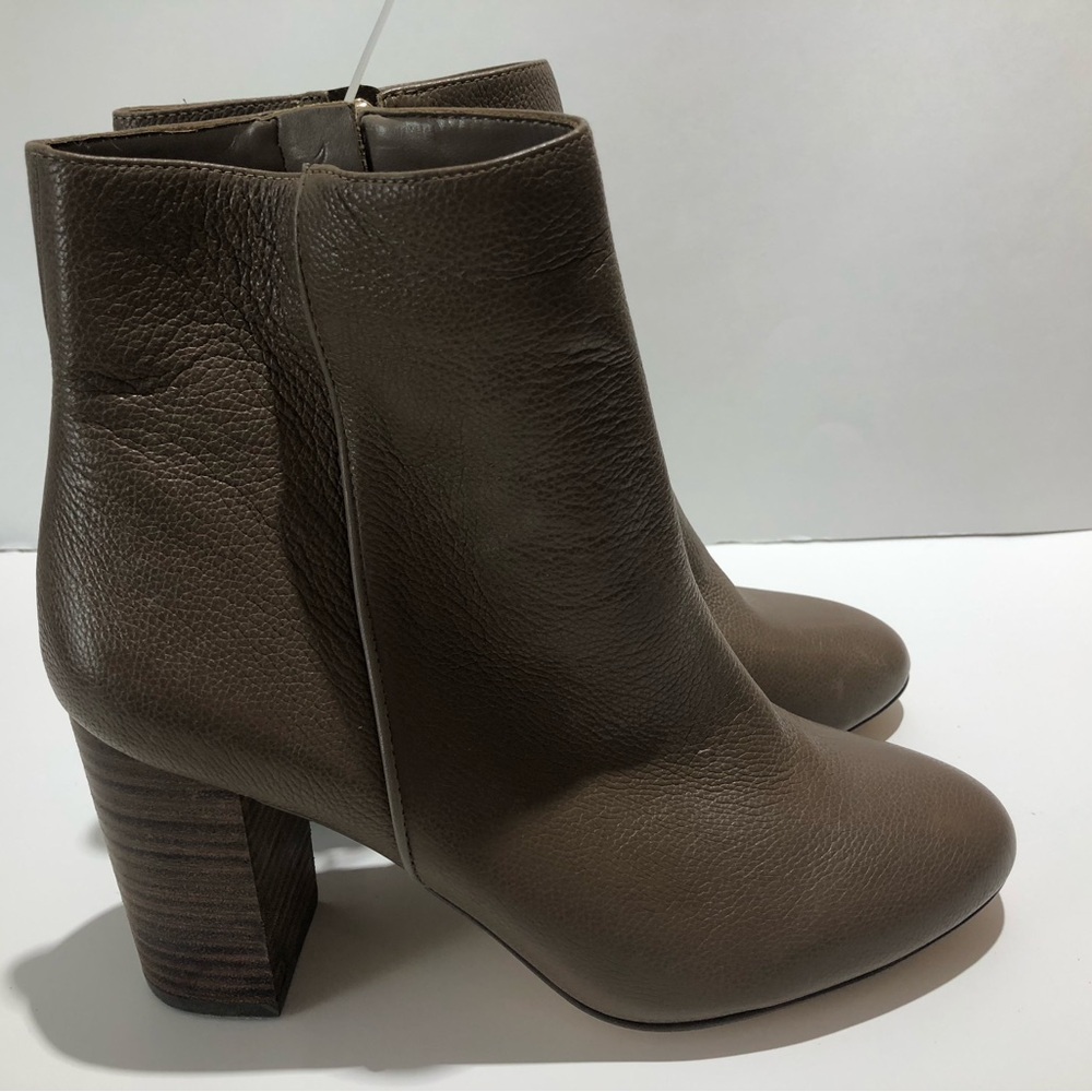 Antonio Melani NEW 9.5 leather brown high heel boots